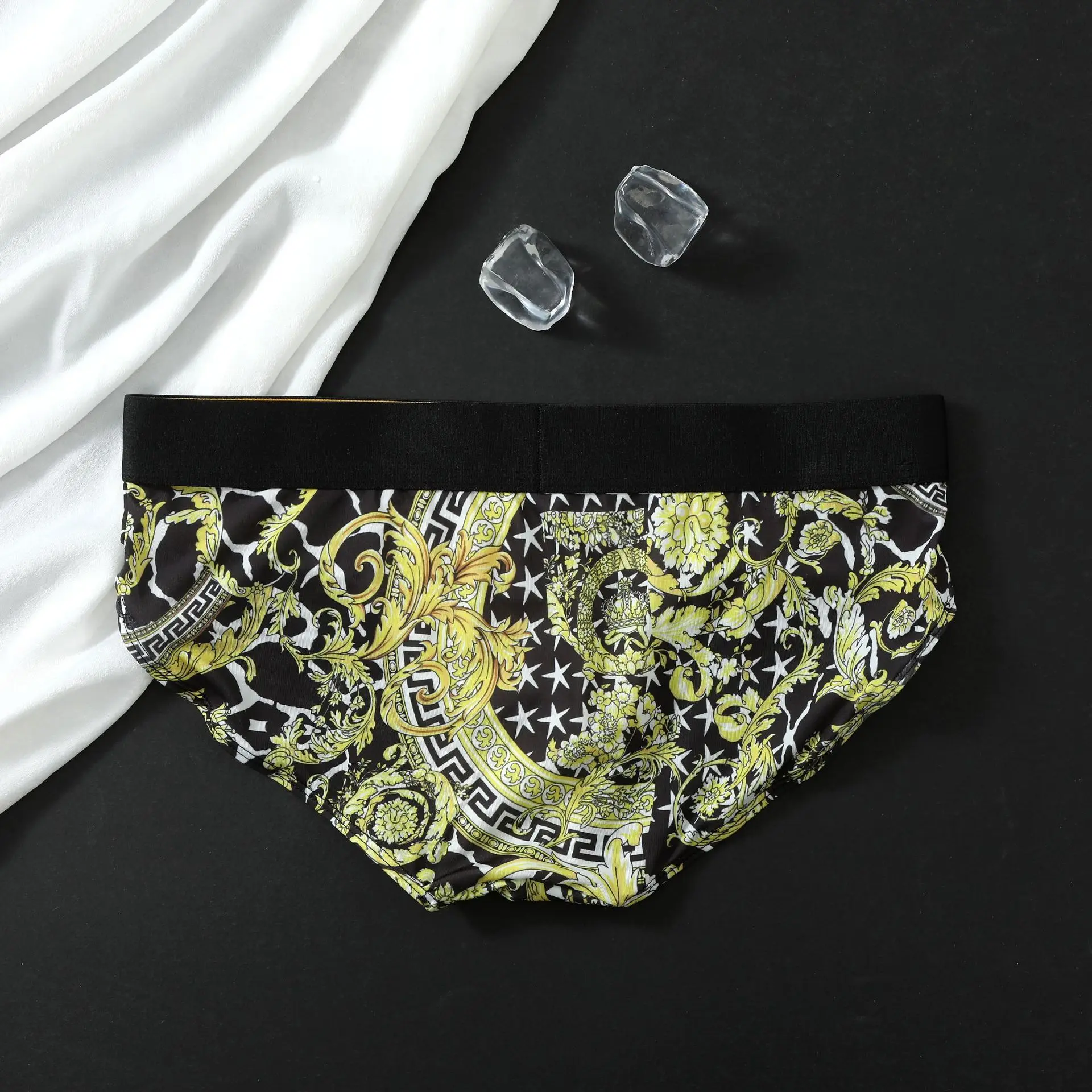 Men\'s Underwear Low Rise Fashion Vintage Increase Capsular Elasticity Body Underpants Comfortable Briefs Slip Dropshipping