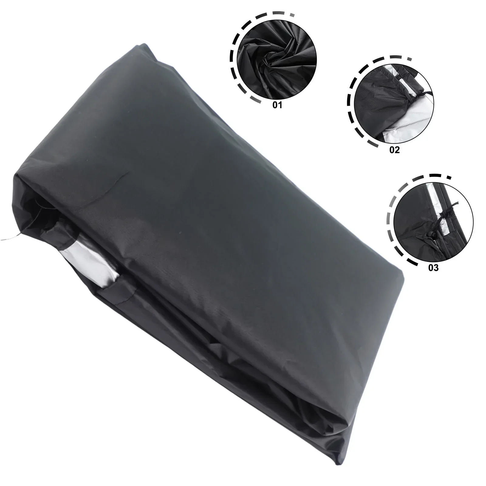 All-Purpose Cover Mower Cover Parts Yard Garden Accessories PVC Polyester Waterproof Yard Lawn Tractor Ride-on Mower Tractor