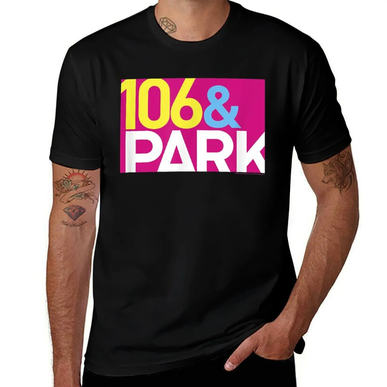 BET 106 T-Shirt Basic Solid Color Short Sleeve Cotton Top T-Shirt