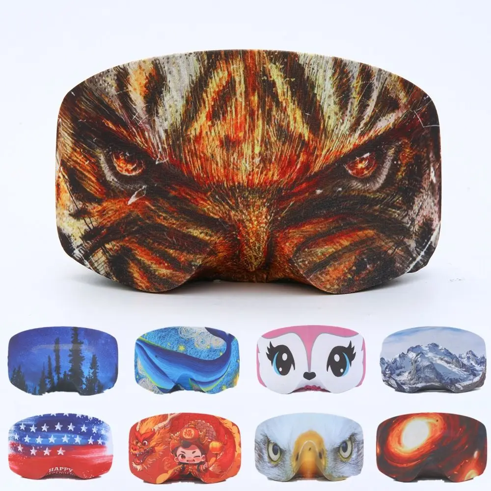 

Elastic Ski Goggles Mask Cover Dust-proof Anti-scratch Ski Accessories Safety Protective Cycling Ski Eyewear Guard Protection