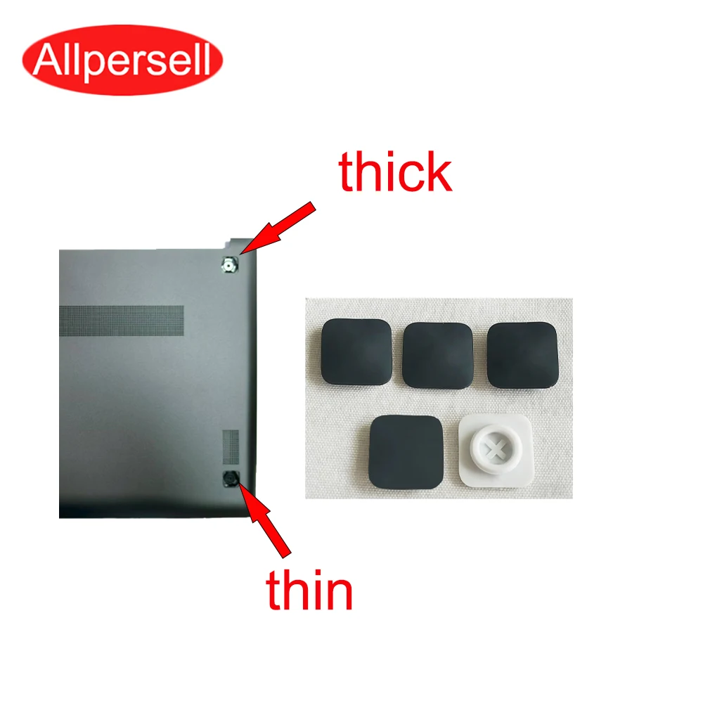 Lower cover rubber pad for GalaxyBookk NP 750XFH 750XFG NP750XFH NP750XFG laptop bottom shell foot pad