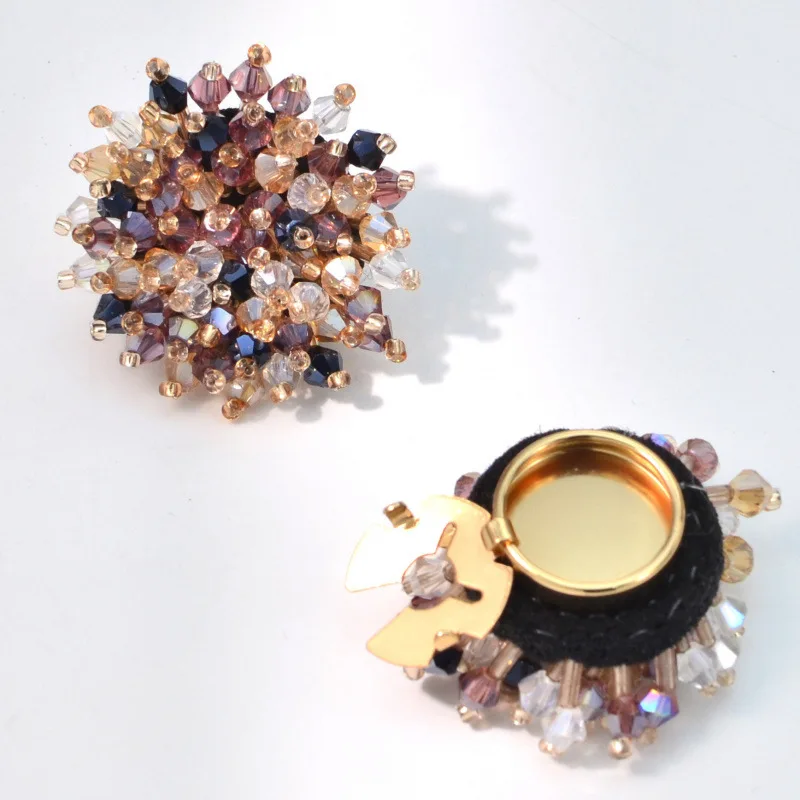 2pcs Button Covers for Shirt Rhinestone Sleeve Button Metal Cufflinks No Sewing Buttons Dress Decorative Cuff-link Birthday Gift