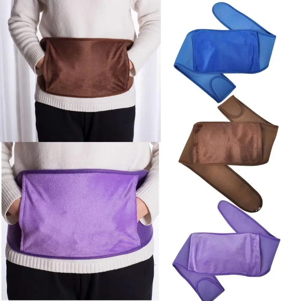 1Pc Hot Water Bag Waist Cover Belt Stomach Abdominal Warming Band Hot Water Bottle Bag Warm Waist Cover Belt For Neck Back Hand