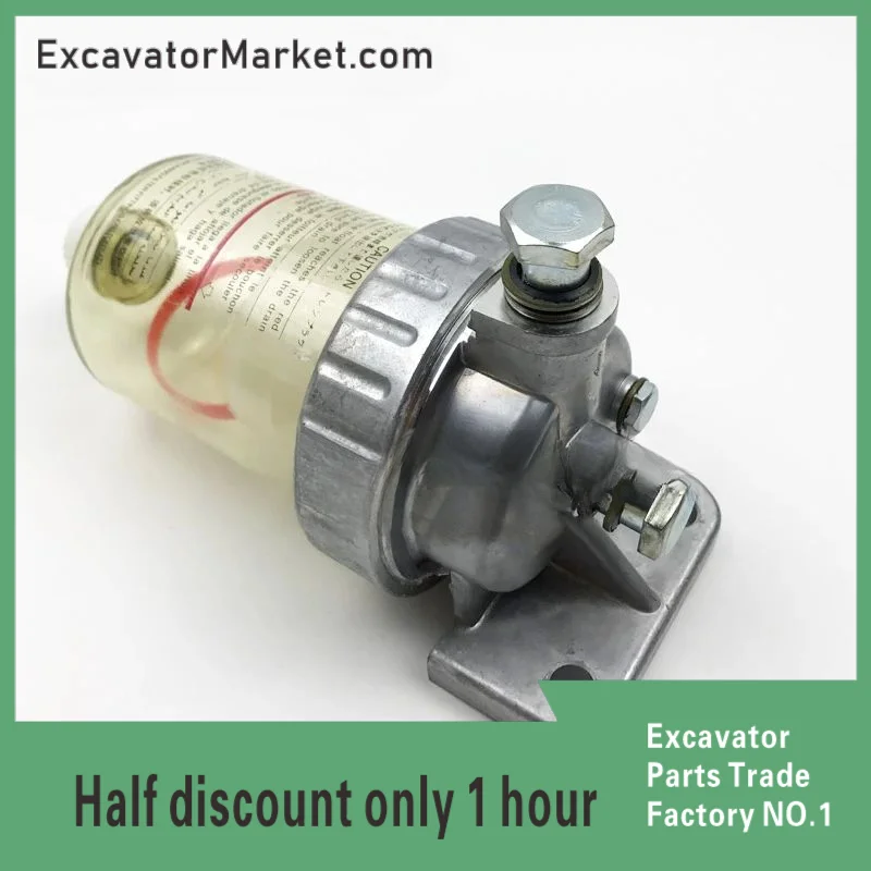 Excavator Accessories  Komatsu PC120/200-3/5/6 excavator oil-water separator assembly diesel filter