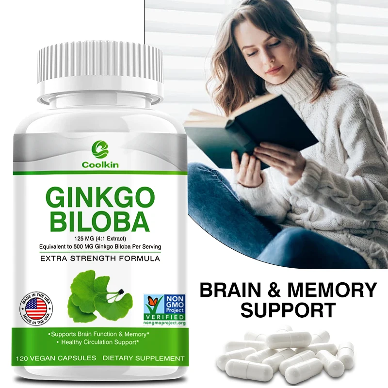 

Капсула Гинкго Билоба — здоровье мозга, помогает удерживать оповещение, улучшает концентрацию и память, повышает поглощение питания