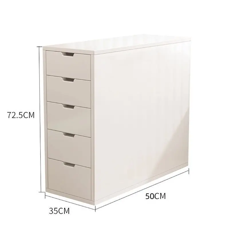 Storage cabinet, drawer type, under table, utility cabinet, multi-layer storage, household living room, seam bedroom