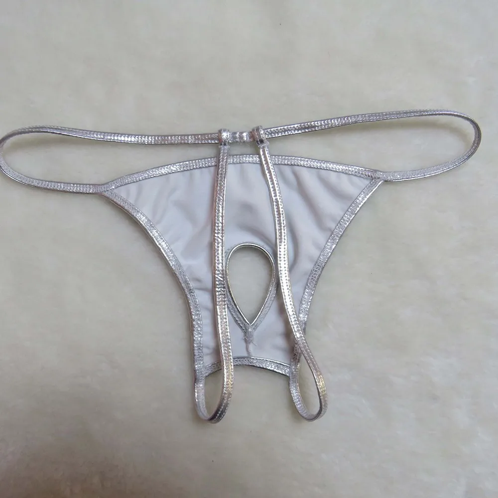 Thong Briefs Underwear Briefs Clothes Design Faux Leather G-String Jock Mens Panties Brand New Fashion Stylish