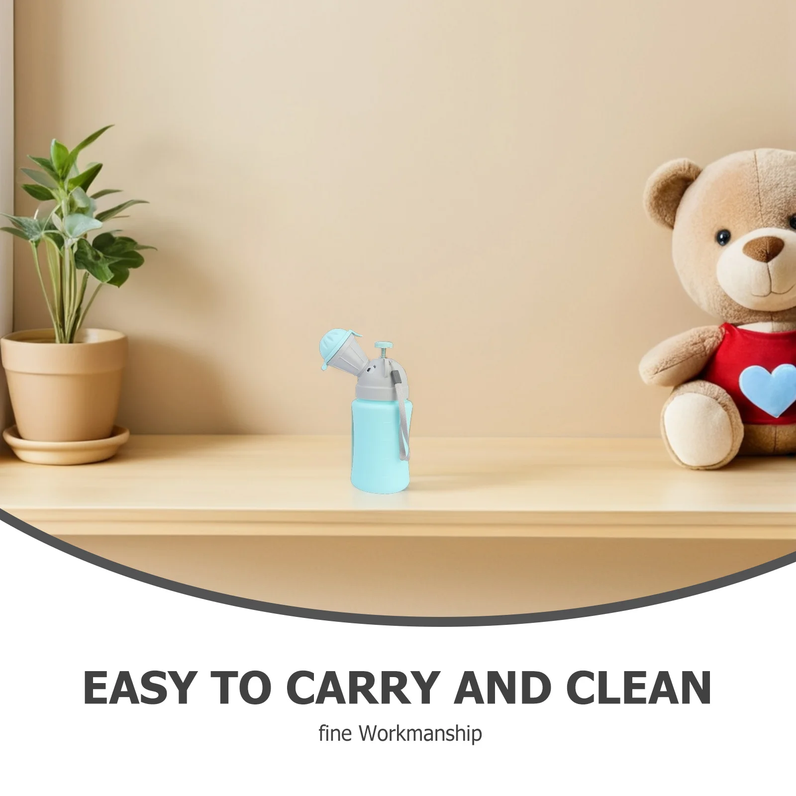 1 قطعة سيارة أطفال مبولة المحمولة قعادة صغيرة زجاجة مانعة للتسرب مرحاض الطوارئ في الهواء الطلق السفر الصبي مبولة سيارة قعادة