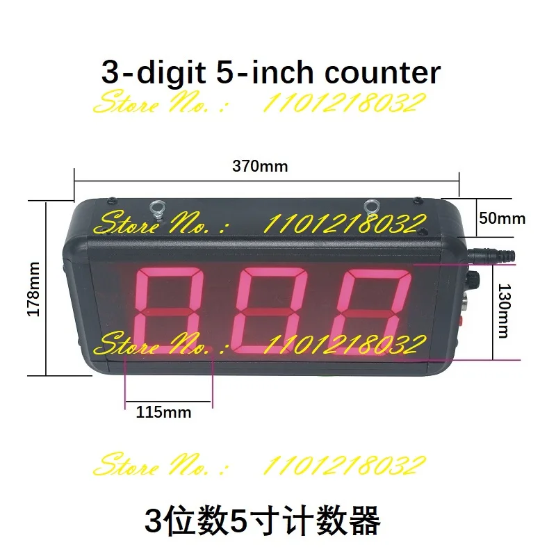 

5-inch 3-digit Large screen digital display infrared induction automatic counter conveyor belt loading assembly line