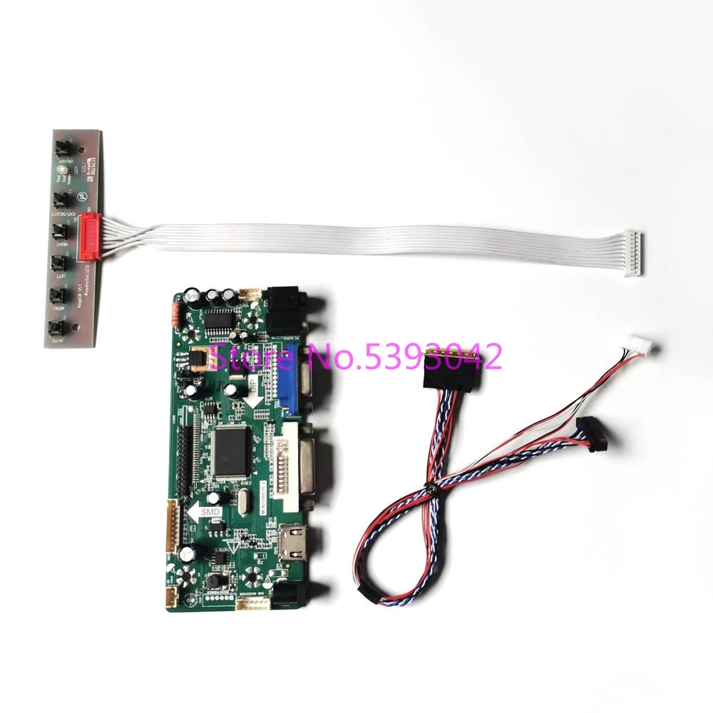 Kit de Placa Controladora do Painel Lcd Wled Vga Dvi Lvds 40pin 1366*768 14 Dentro Lp140wh4 Tlc1 Tld1 Tln1 n2