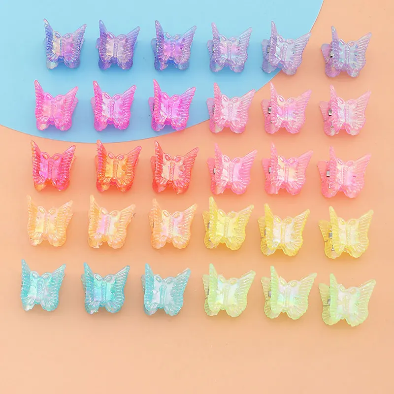 Mini Hair Claw Clip For Baby Girls Butterfly Hairpin Women Daisy Claw Clips Kid Hair Accessories Tiny Hair Claws Pins Clamps