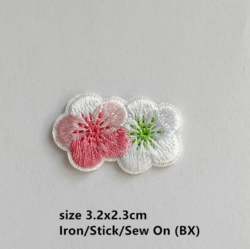 10 pezzi di fiori in ferro ricamano toppe ricamate abbigliamento ricamato borsa per cappelli materiale per la riparazione di scarpe confezione regalo per telefono decorazione accessorio fai da te