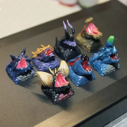 Anime Keycaps Monster Hunter Resin Key Caps Mechanical Keyboard Caps Personalized Artisan Keycap Accessories Gift Korean Keycaps
