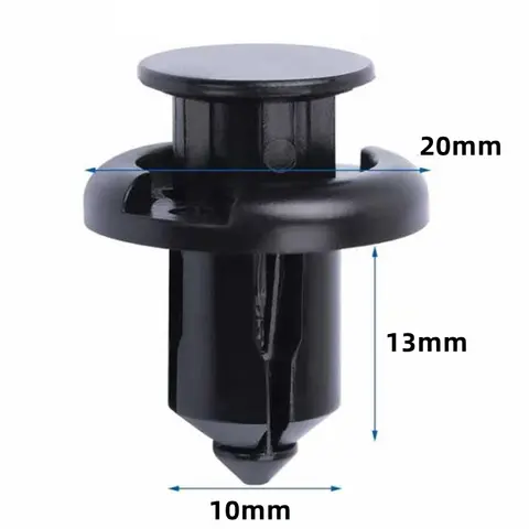 OEM 20Pcs For 10mm Hole OE: 91503-SZ3-003 Plastic Auto Bumper Retainer Rivet Fasteners Clips Car Front Bumper Clip For Honda