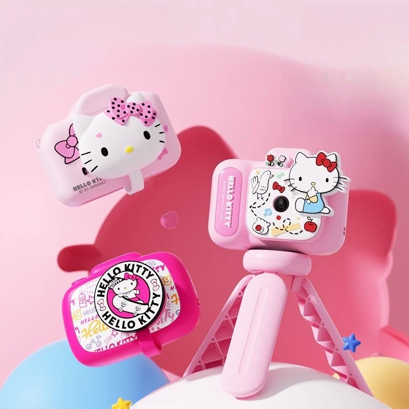 

Sanrio Hello Kitty Children's Simulation Camera Gift Box Can Take Pictures Videos of Girls and Babies with High-definition Cute