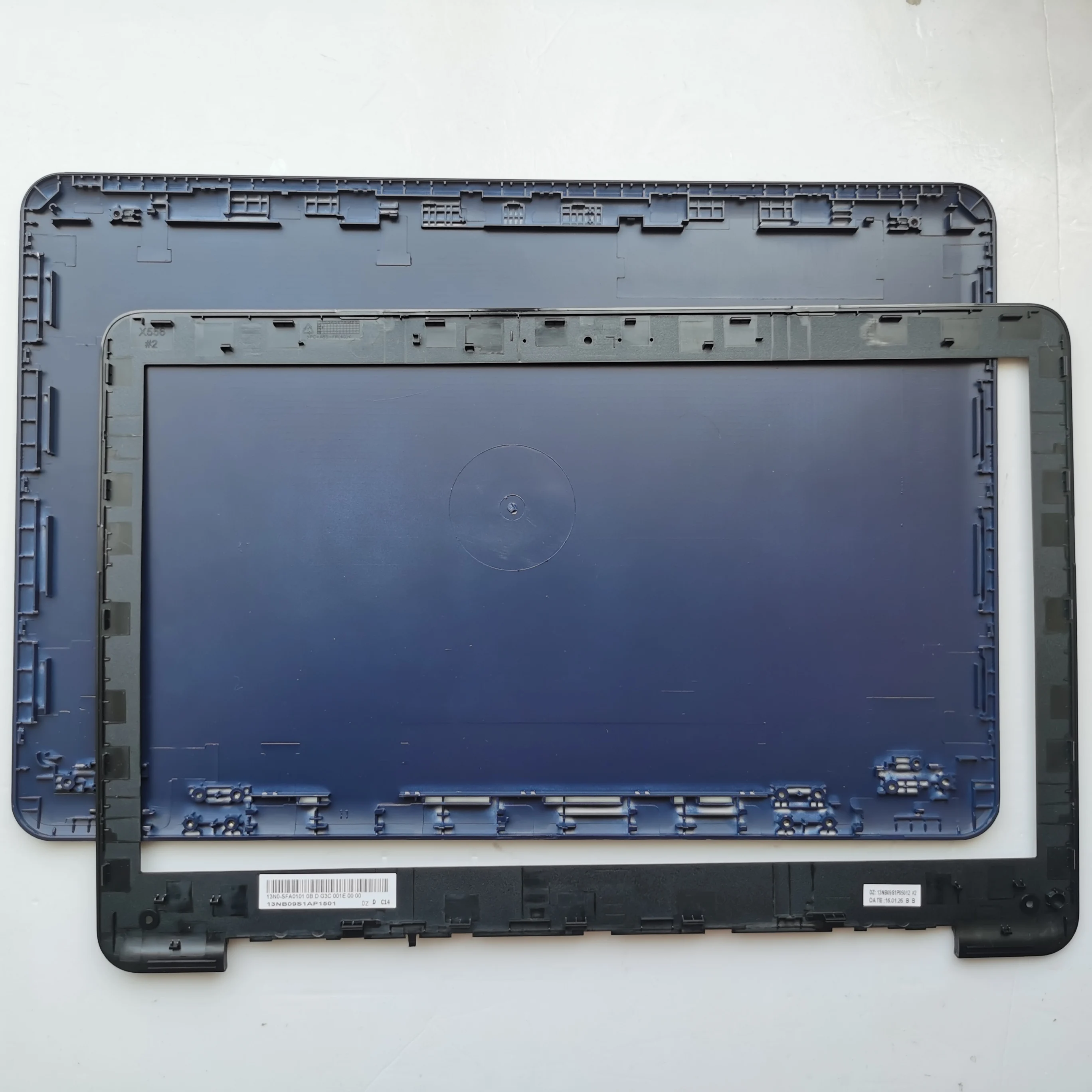 Imagem -03 - Nova Caixa do Portátil para Asus F556u A556u K556u X556u R566u R558 Vm591lcd Capa Traseira Moldura Dianteira Dobradiças Capa Lcd Dobradiça X556 15.6