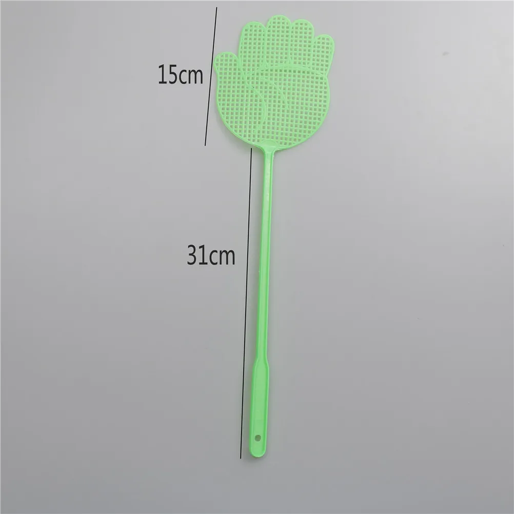 Fly Swatter plástico com Padrão Mão, Controle de Pragas, Prático, Mosquito e Bug, 1PC