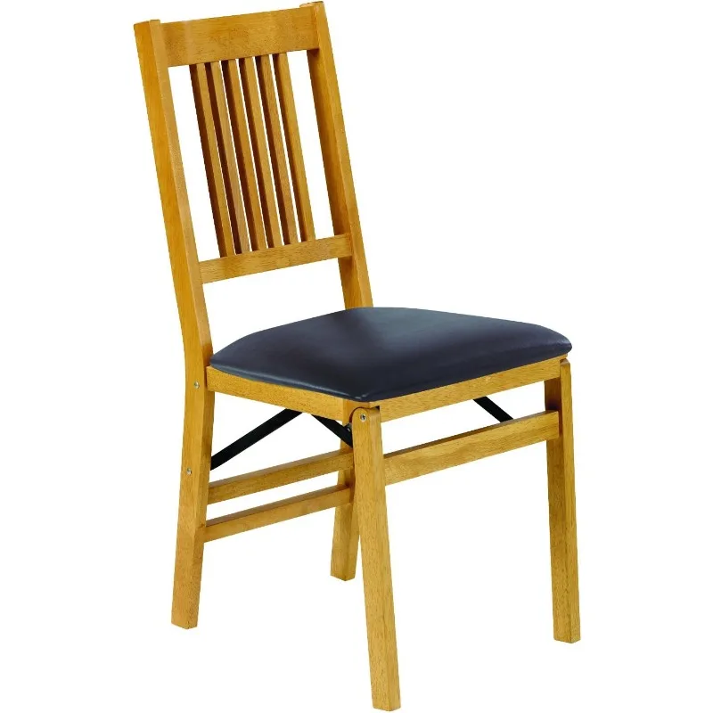 

Folding Chair Finish, Set of 2, Oak