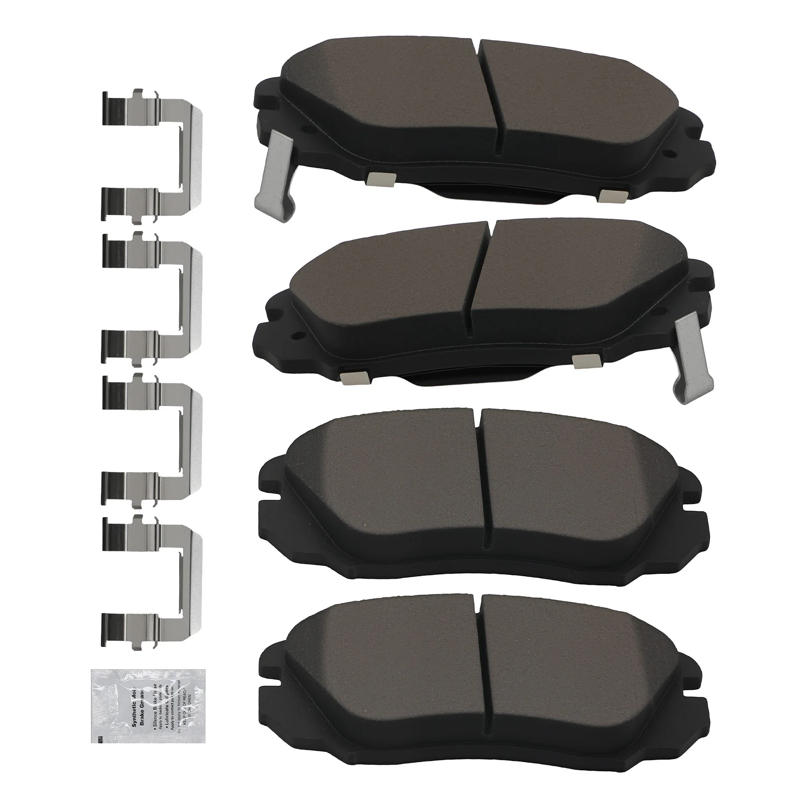 

Front L&R Ceramic Brake Pads Kit for Chevrolet Malibu Impala Equinox D1421
