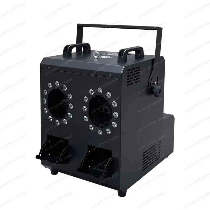 900W 24LED Smoke Bubble Machine DMX Remote Control Professional Stage Effect Bubble Machine with 2 Bubble Roller Eyes