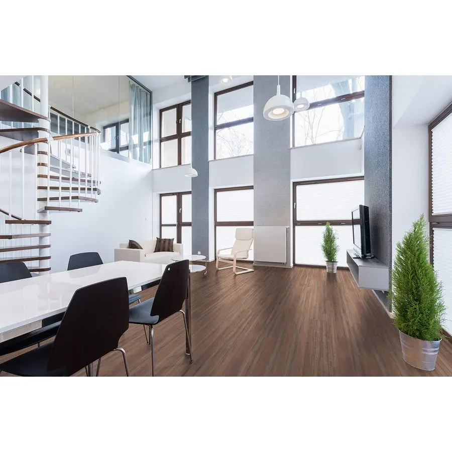 Hampstead 6 polegadas x 48 polegadas. Piso Vinílico de Luxo Autoadesivo para Instalação Profissional e DIY, 2MM de Espessura e Camada de Desgaste de 12MIL, 36 pés quadrados