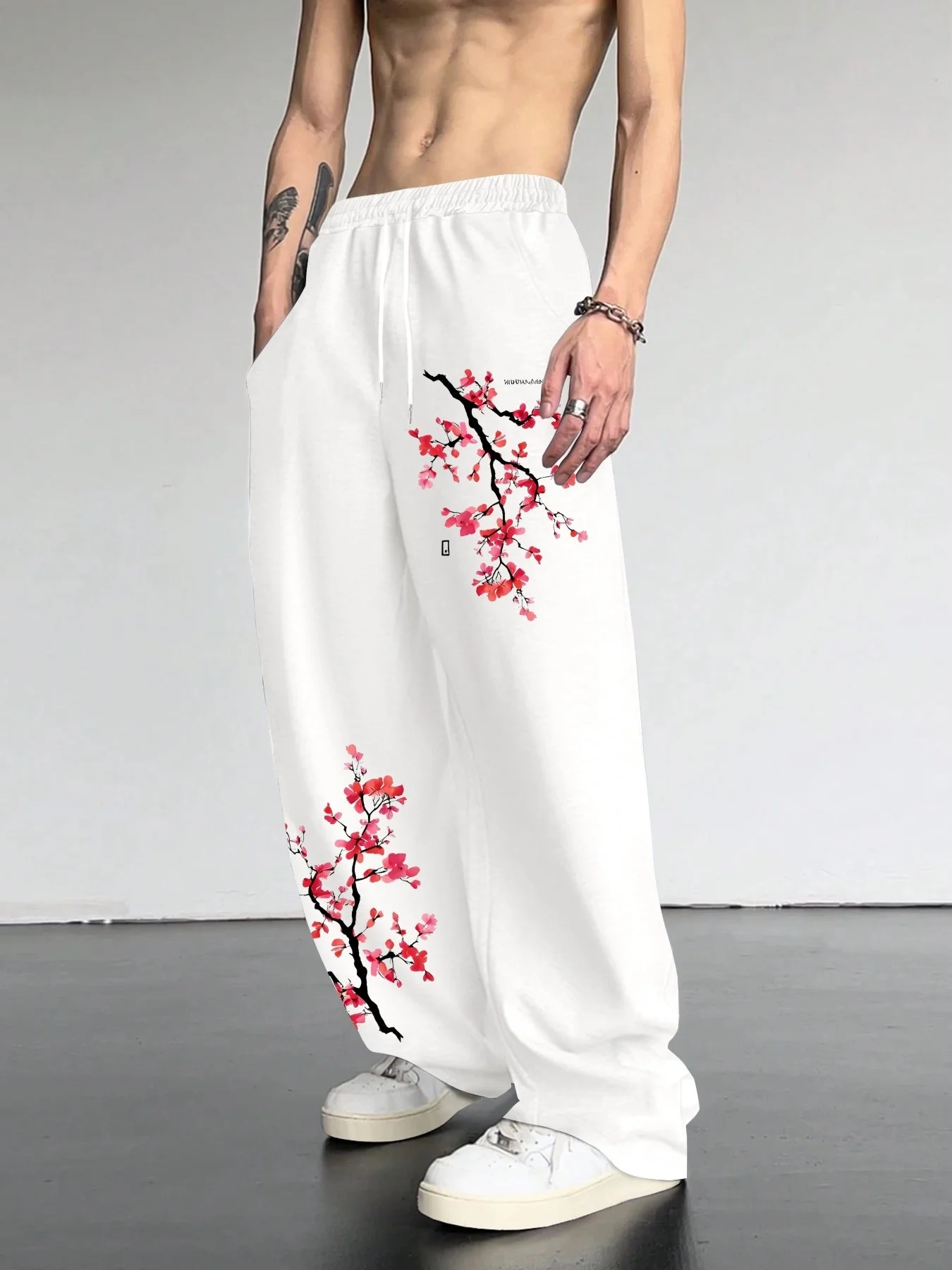 2026 New Men's Casual Sports Pants, Gothic Style, Straight Leg, New Autumn Collection, Plus Size, Millennial Trend, Hot Sale
