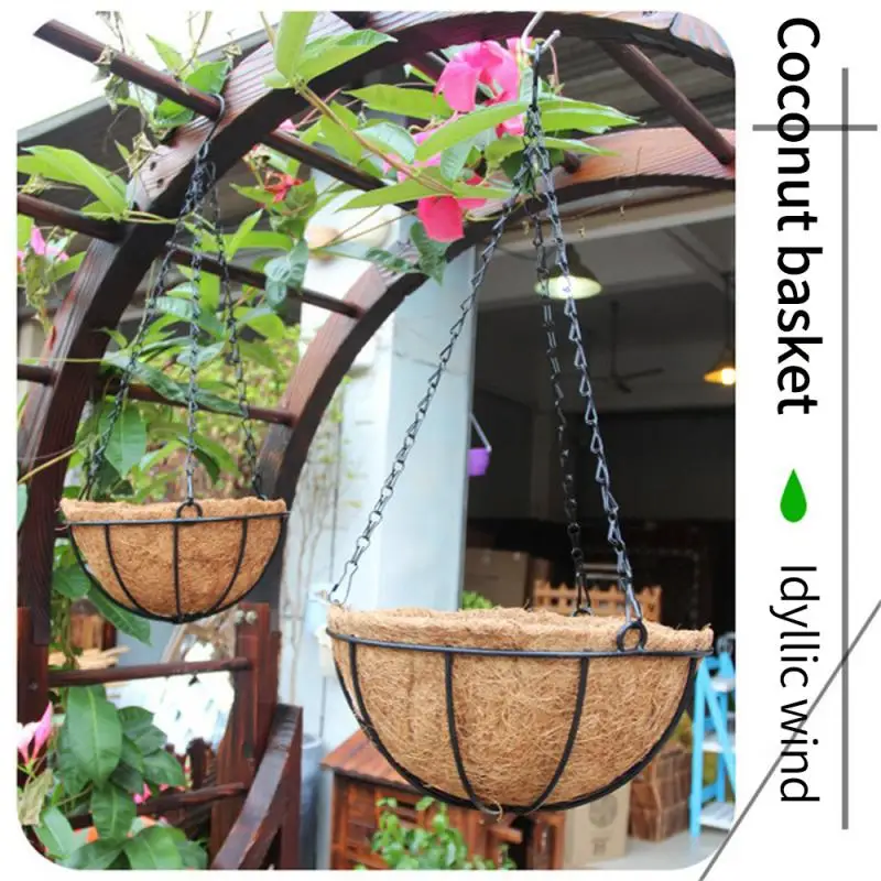 Easy To Install Plant Basket Quickly Without Tool Flowerpot Can Be Hung Anywhere Outdoor And Weather Resistant Form Traveller