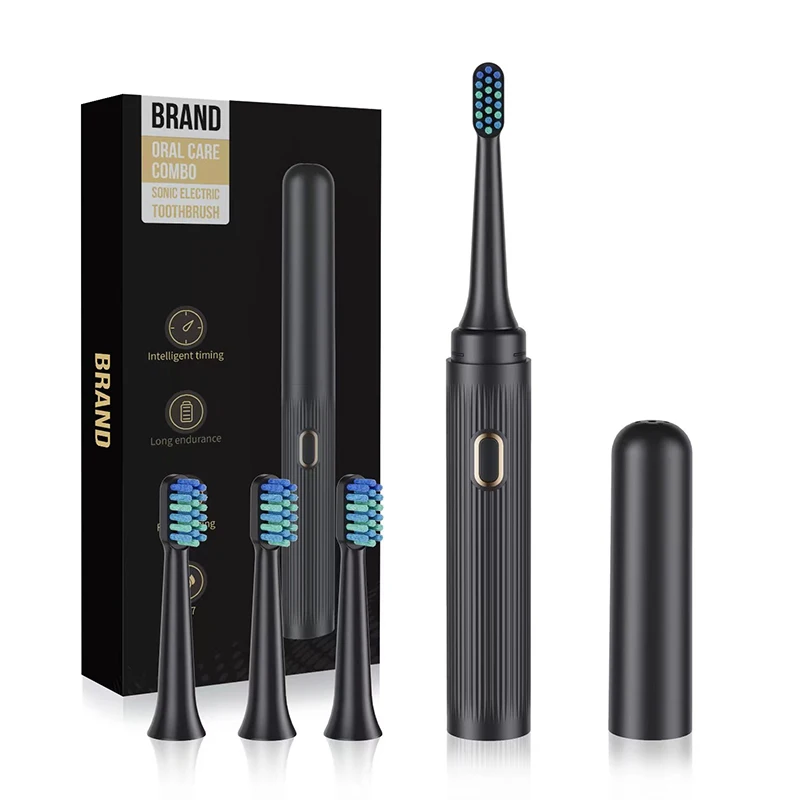 

T7 Sonic Electric Toothbrush Adult Couple Rechargeable Electric Toothbrush 360 day long standby 1 Brush Handle 4 Brush Head