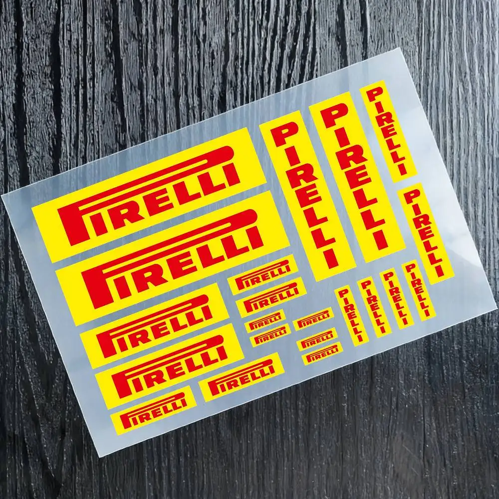 Stickers For PIRELLI  Moto Sticker Auto Body Bumper Windows Motorcycle Laptop Walls Vinyl Decal Car Tuning Accessories