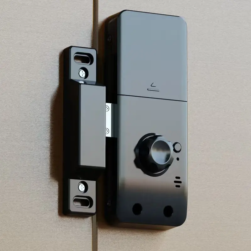 Face recognition rim door lock Tuya wifi TTlock IP64 Fingerprint Code Card Key Singapore Malaysia Digital Smart rim door lock