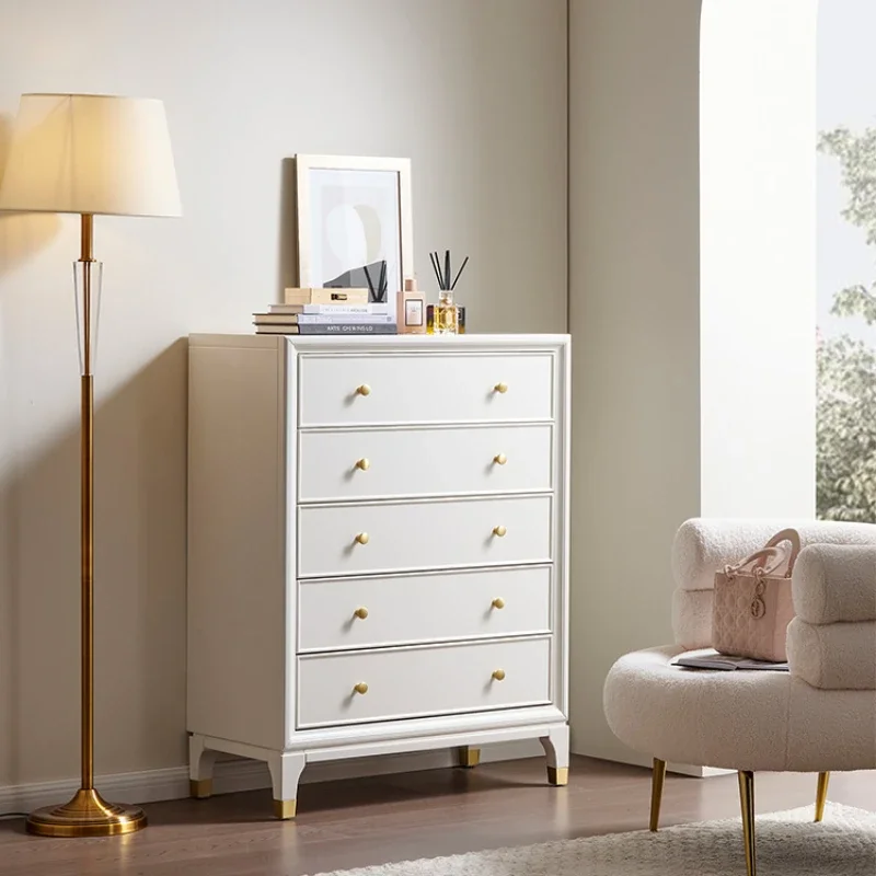 

American Cabinet Vertical Slim Dresser Chest Of Drawers Skinny Storage Tower For Small Cajoneras Space Saving Furniture