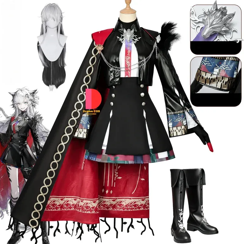 

Игра Arknights Lappland The Decadenza Косплей Костюм для женщин Cos Аниме Вечеринка Униформа Хэллоуин Играть Ролевая Аниме Одежда