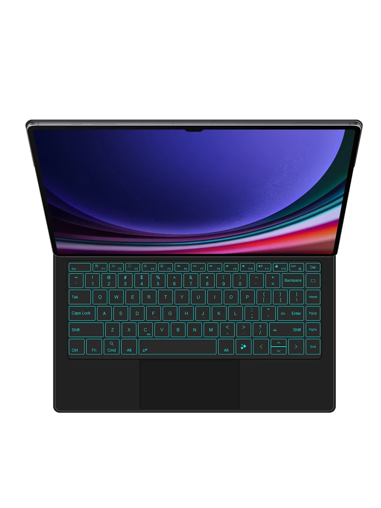 AJIUYU Magic Keyboard Folio voor Samsung Galaxy Tab S9 Ultra 14.6 inch 2023 SM-X910 X916B X918U Smart Magnetische Toetsenbord Case - afbeelding 2