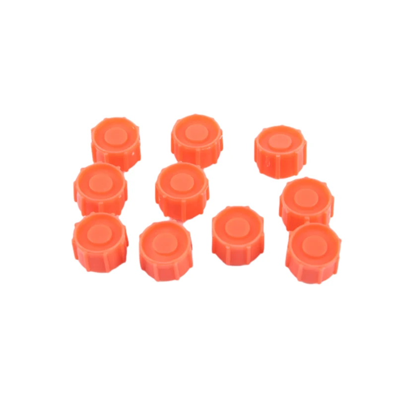 10pcs Syringe Stop Tip Cap Luer Lock screw Precision Tips Liquid Dispenser Needles Gauge Round Plug