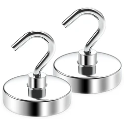 Strong Magnetic Hooks Load-bearing Home Kitchen Bar Storage Hooks Key Storage Hooks Bathroom Hangers Multi-Purpose Magnet Hook