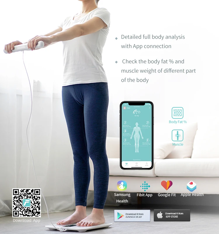 Professional Weighing Scale Body Scale Smart Body Fat Scale with App