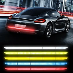 5pcs Car Reflective Stickers Rear Trunk Reflector Car Driving Safety Warning Mark Auto Body Waterproof External Decal Accessory