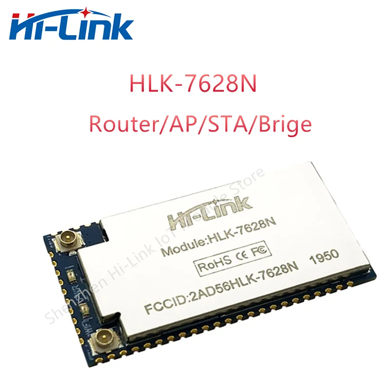 Free Shipping MT7628 Wireless HiLink Wifi Router Module Supports Openwrt Linux Gateway Test Board HLK-7628N 128MB RAM/32MB Flash