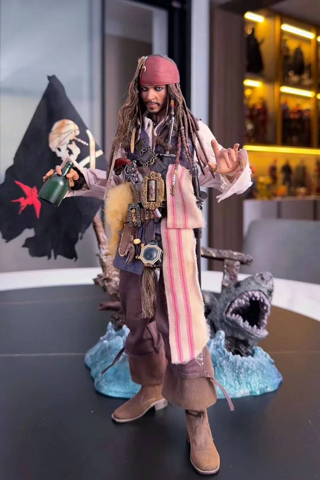 New In Stock Hottoys Ht Dx15 Pirates Of The Caribbean 5 Captain Jack Johnny Depp Action Doll Gift