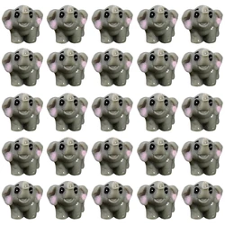 3/6Pcs Mini Resin Elephant Miniatures, Cute Fairy Garden Ornament, Micro Landscape Potted Plant DIY Craft Decoration