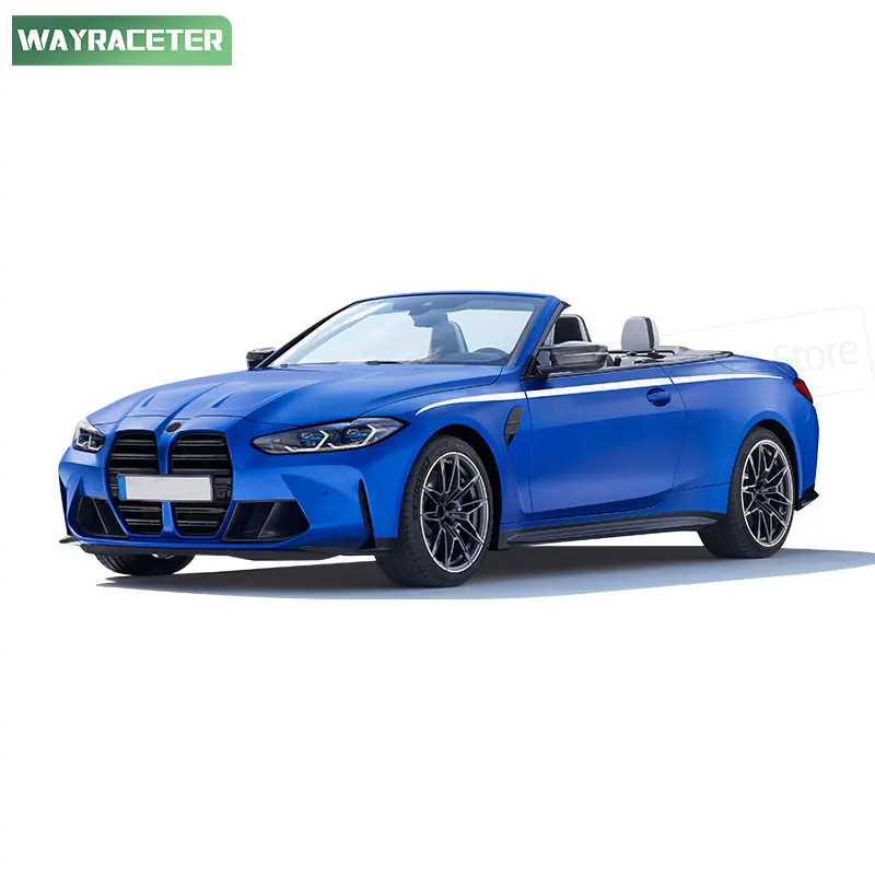 2 قطعة الجانب الباب العلوي المشارب ملصق ألياف الكربون ملصق حائط من الفينيل لسيارات BMW M4 G82 2025 كوبيه للتحويل G83 M الأداء 2024
