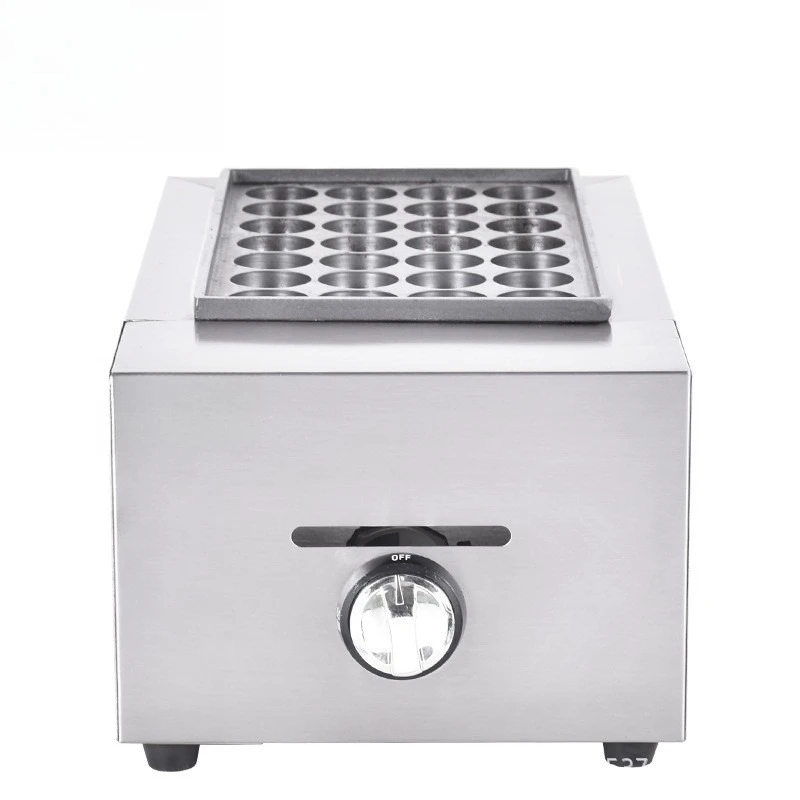Commercial octopus ball machine stall double plate three plate fish ball stove gas octopus burning machine equipment