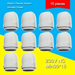 High-end floor heating valve CNC AC 230V electric heating actuator manifold for floor heating thermostat
