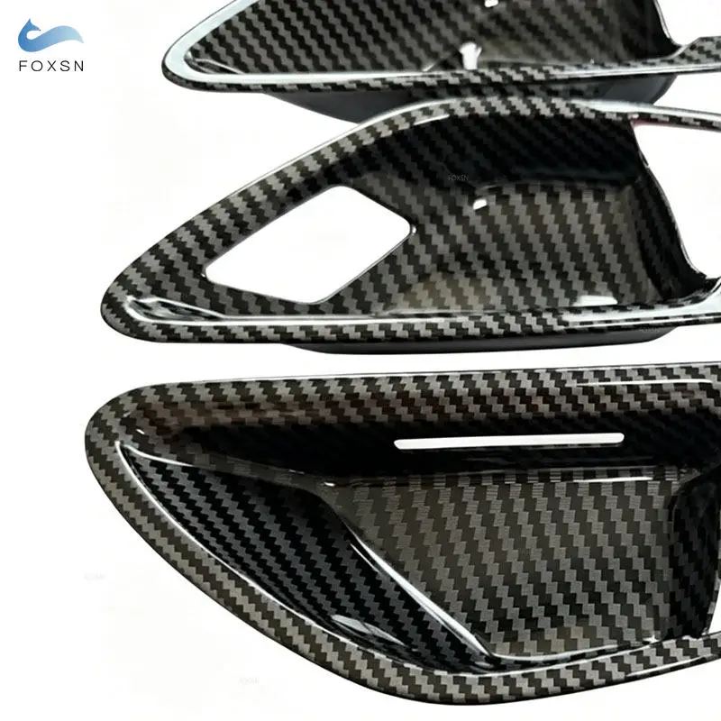 ABS Carbonfaser Auto-Innenraum Türgriffrahmenverkleidung für Mercedes Benz C E Klasse W205 GLC X253 2015-2021 W213 2016-2021 LHD