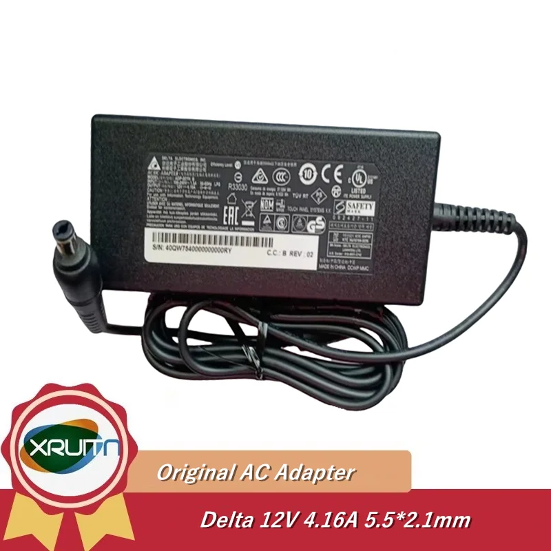 

Genuine Delta ADP-50YH B AC Adapter 12V 4.16A Charger For Dell Ultra-Slim S2330MX LED Monitor Power Supply