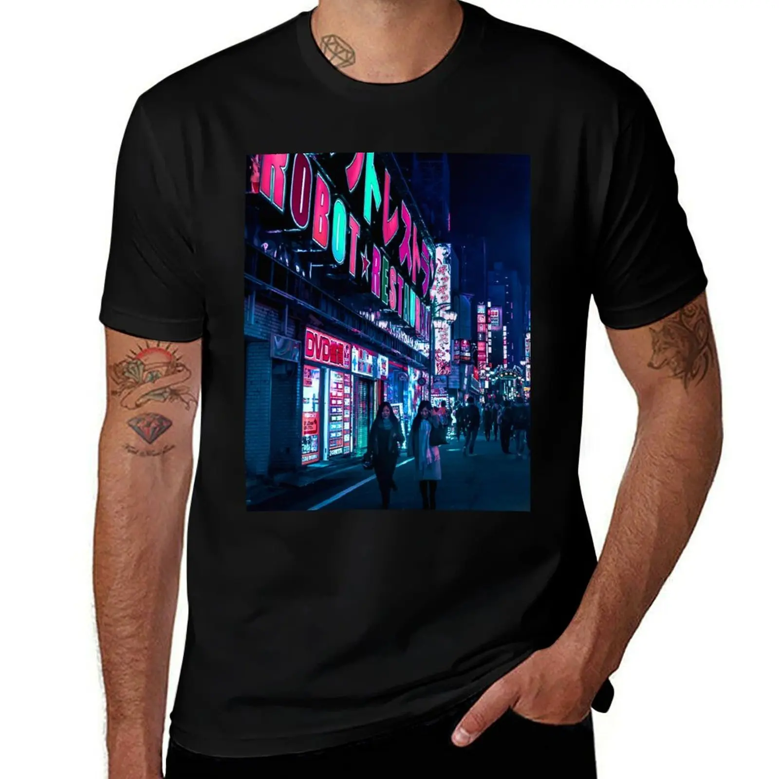 Nocturnal Alley T-Shirt man t shirts cotton T-Shirt