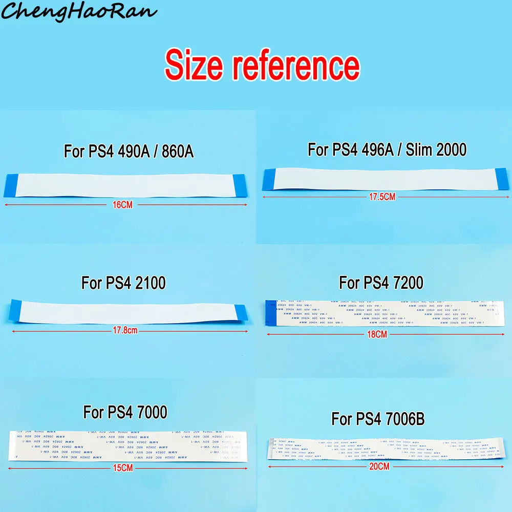 Cinta de Cable flexible de lente láser para PS4, Unidad óptica de Host, 490A, 496A, 860A, 2000, 2100, 7000, 7006B, 7200, piezas de Cable flexible plano, 1 pieza