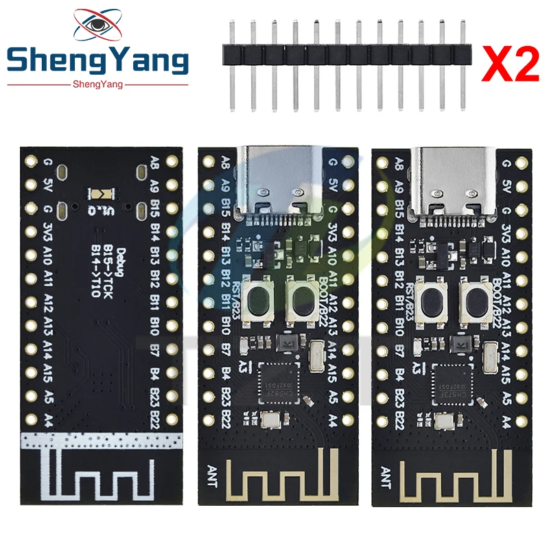 CH573F CH582F BLE5.3 BLE4.2 Ble Core Development Board Module 60MHz RAM 18KB 32KB ROM 448KB