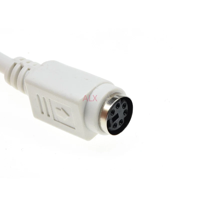 1Pcs 6 Pin PS2 PS/2 Male To Male Extender Cable Adapter Joiner Connector 6Pin Keyboard Mouse Extension Cable Wire