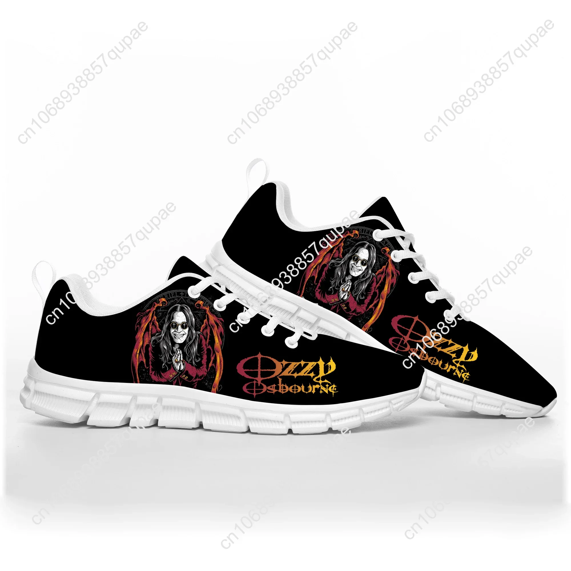 Ozzy Metal Rock Singer Sapatos para homens e mulheres, Ozzy Ozzy Paw Sneakers, calçados esportivos personalizados casuais para adolescentes e crianças, sapatos de casal de alta qualidade